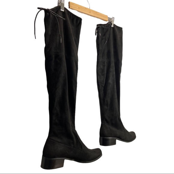 Charles David Gunter Over the Knee Suede Boots Size 9 WIDE CALF - Picture 10 of 12